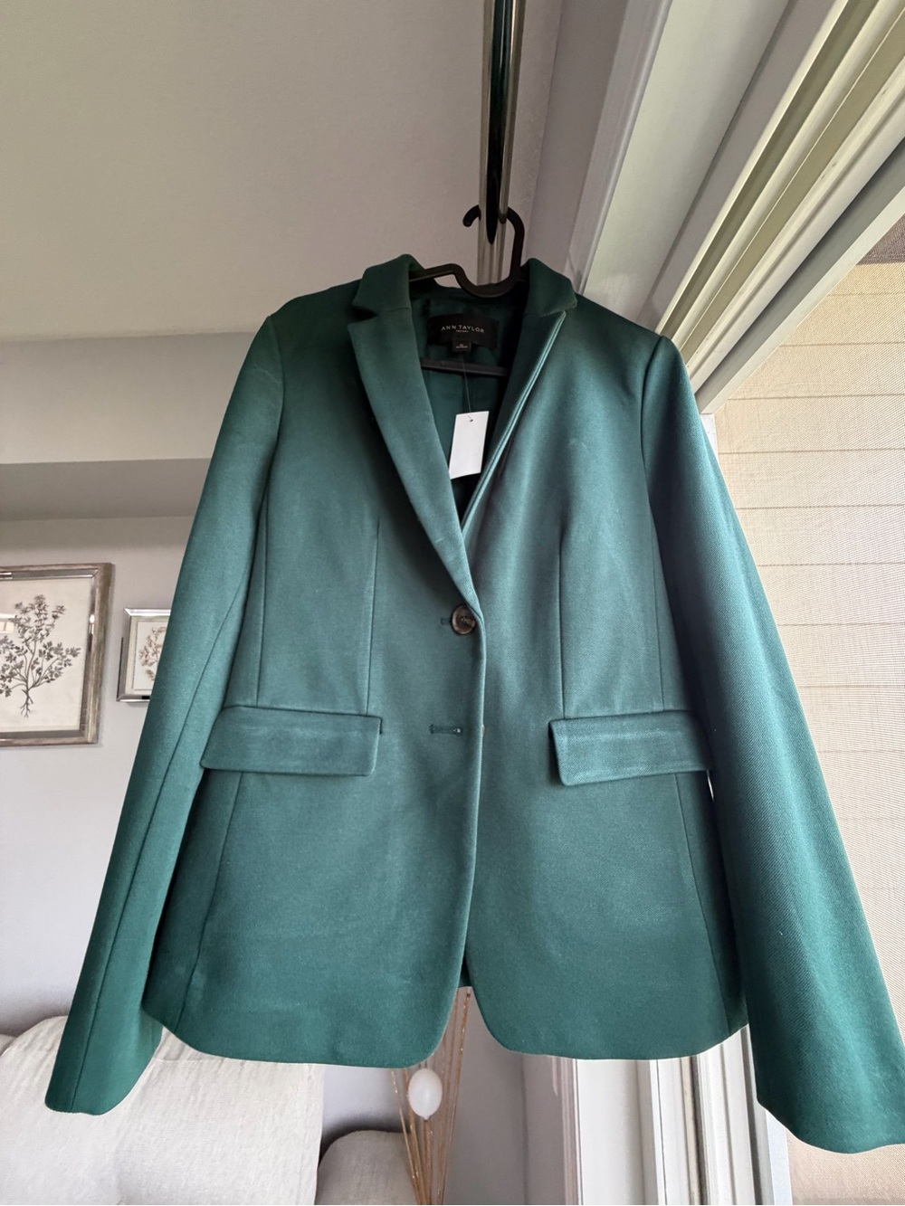 Ann Taylor Emerald Green Women's Blazer Jacket